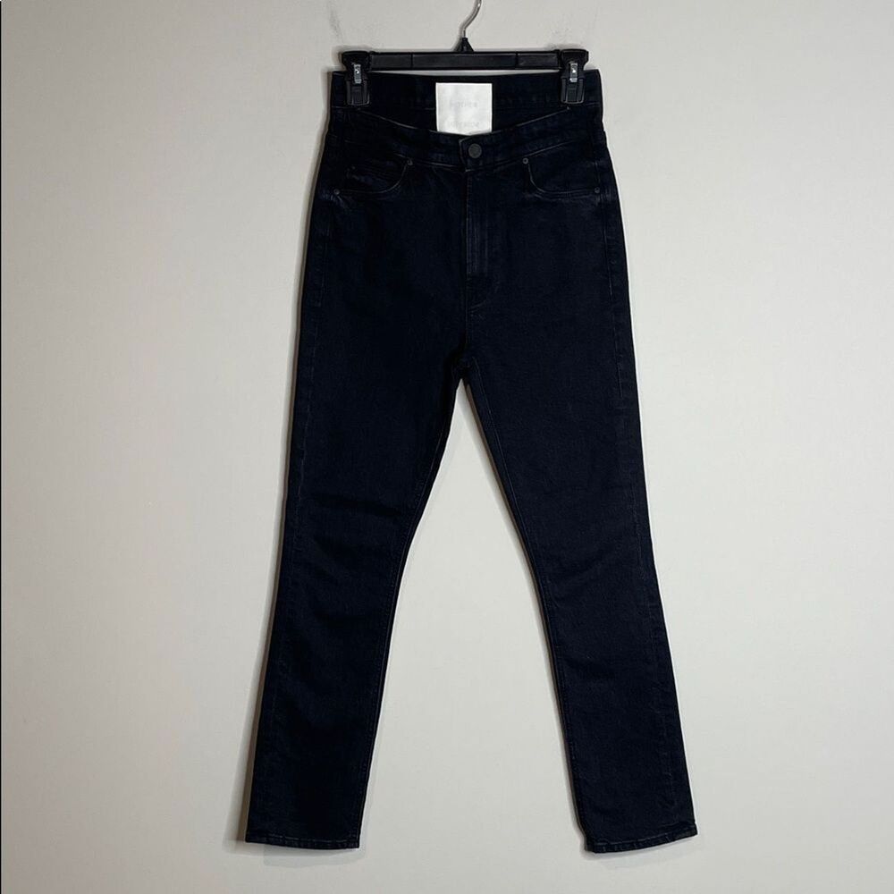 MOTHER Superior Women’s The Dazzler Shift Jeans in Who’s Sorry Now Black 26